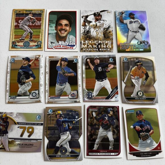 100 Baseball Cards Hand Picked Stars Rookies Hall Of Famers Prospects & Vintage - Picture 8 of 9